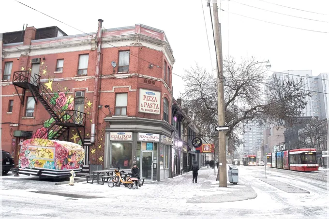 College and Robert St., Toronto — Toronto work by Maria Drazilov