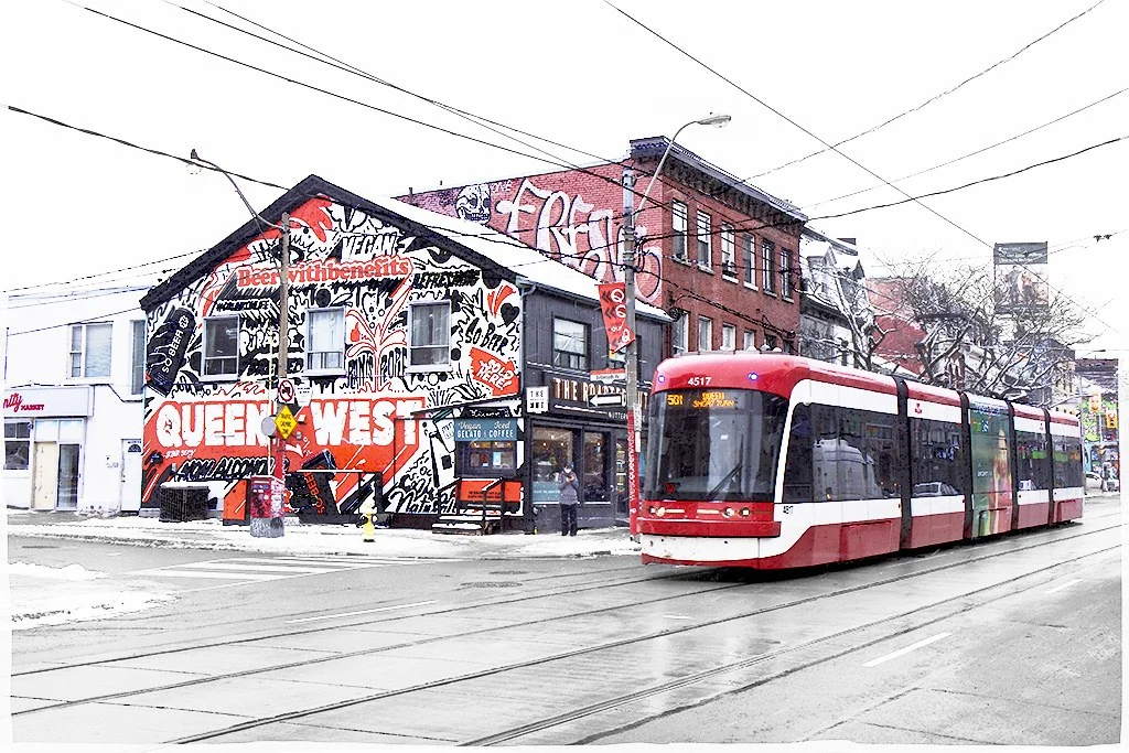Queen St. West at Bellwoods, Toronto — Toronto work by Maria Drazilov