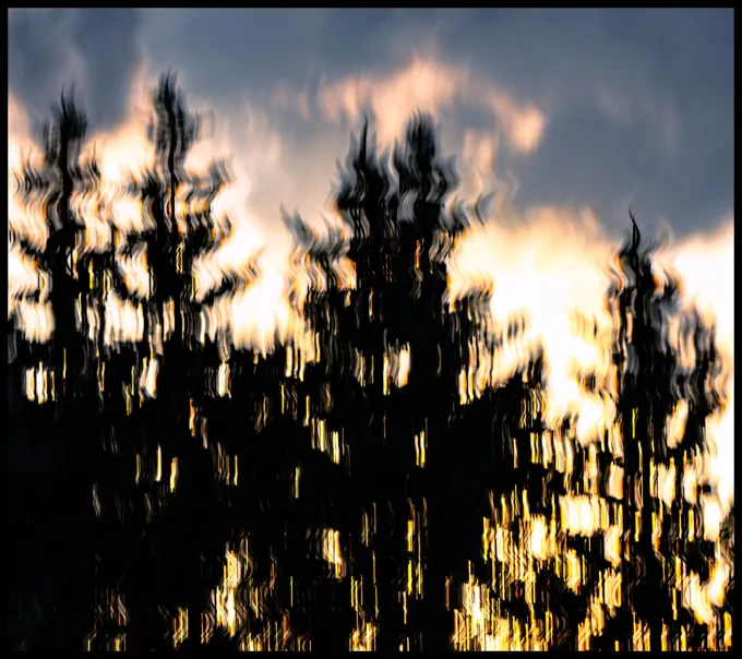Sundown — Abstractions work by Maria Drazilov