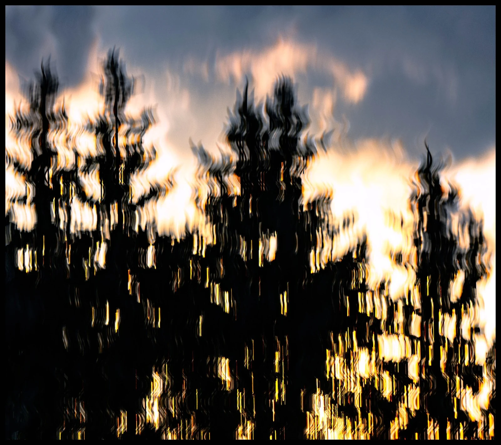 Sundown — Abstractions work by Maria Drazilov